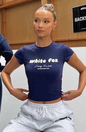 White Fox Era 8 Baby Tee Nautical | ECSZFX-032