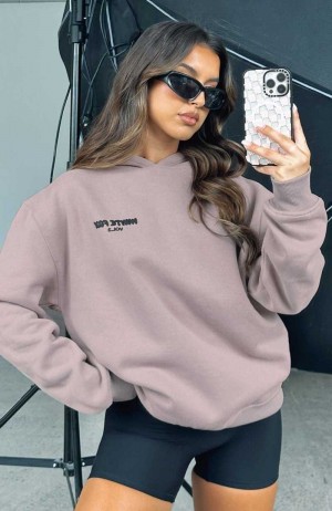 White Fox Offstage Hoodie Cinnamon | QGSZBO-798