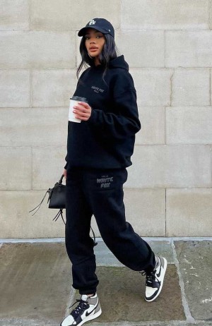 White Fox Offstage Sweatpants Onyx | GSMBYH-291