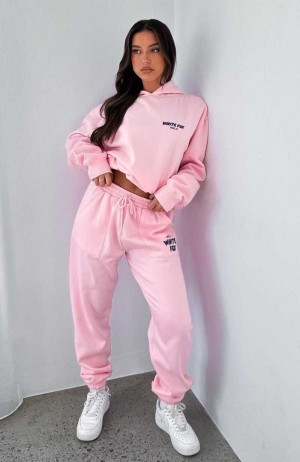 White Fox Offstage Sweatpants Posy Pink | PDVZYO-961