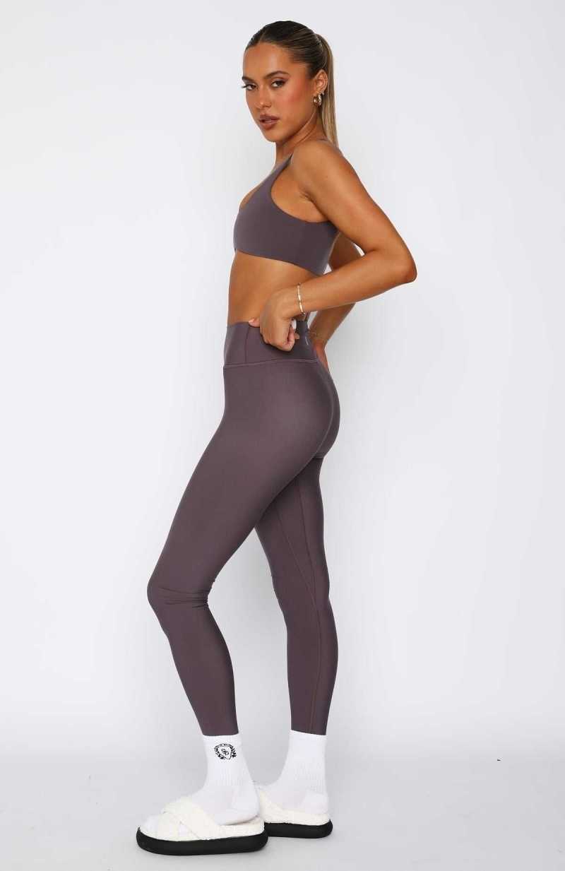 White Fox Alexie Leggings Haze | NFEUHB-925