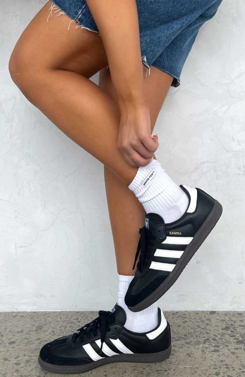 White Fox All Angles Socks White | YNALVK-708