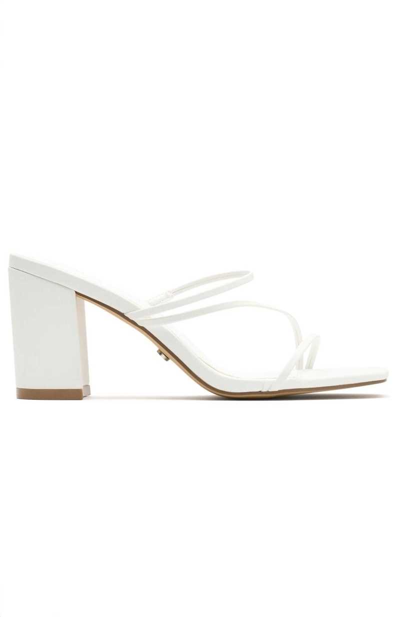 White Fox All You Wanted Mules White | HEVUSQ-463