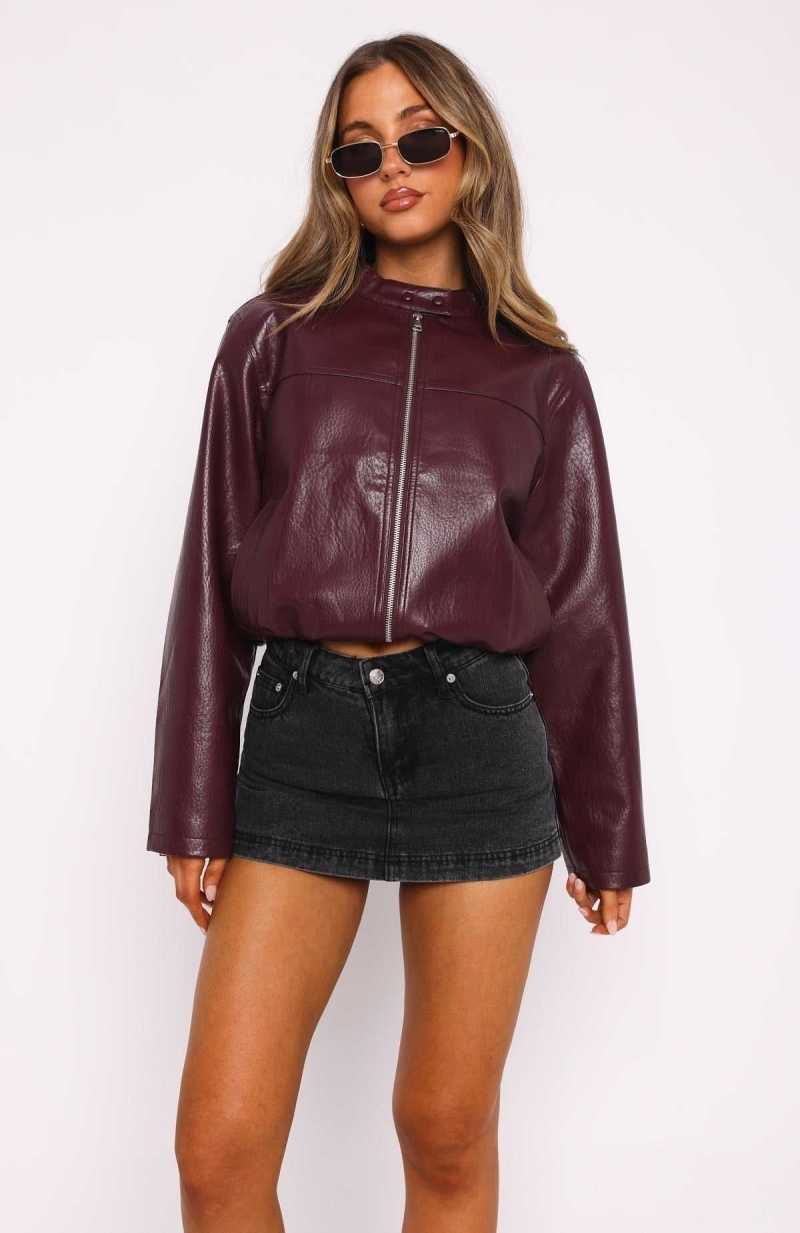 White Fox All Your Problems Denim Skort Black Acid | DVPBIS-469