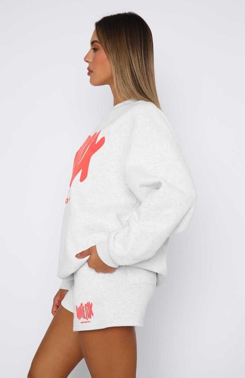 White Fox Archive 6.0 Lounge Shorts Cloudburst | GUFQXZ-253
