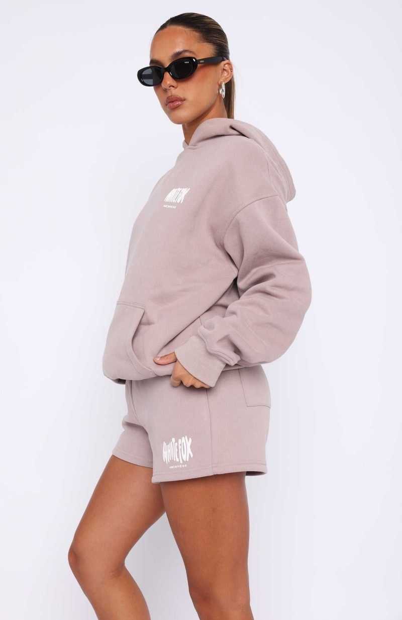 White Fox Archive 6.0 Oversized Hoodie Cinnamon | AYJQLH-576