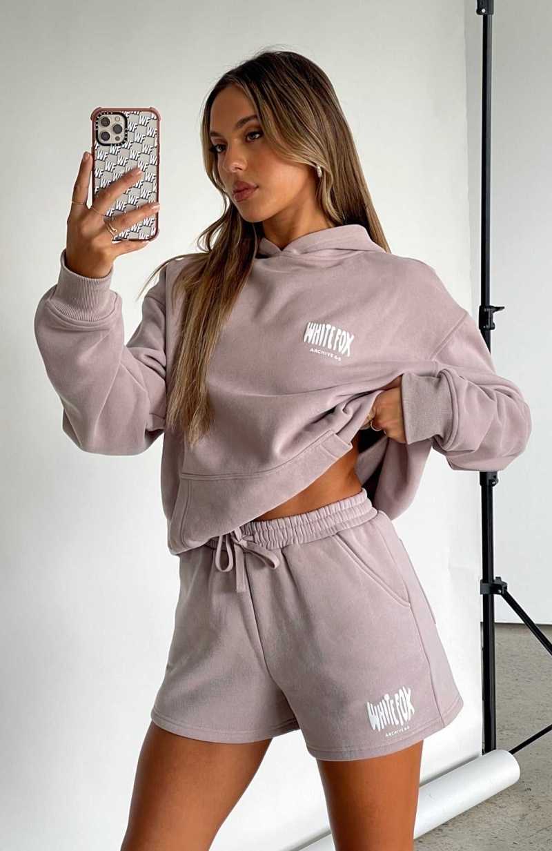 White Fox Archive 6.0 Oversized Hoodie Cinnamon | AYJQLH-576