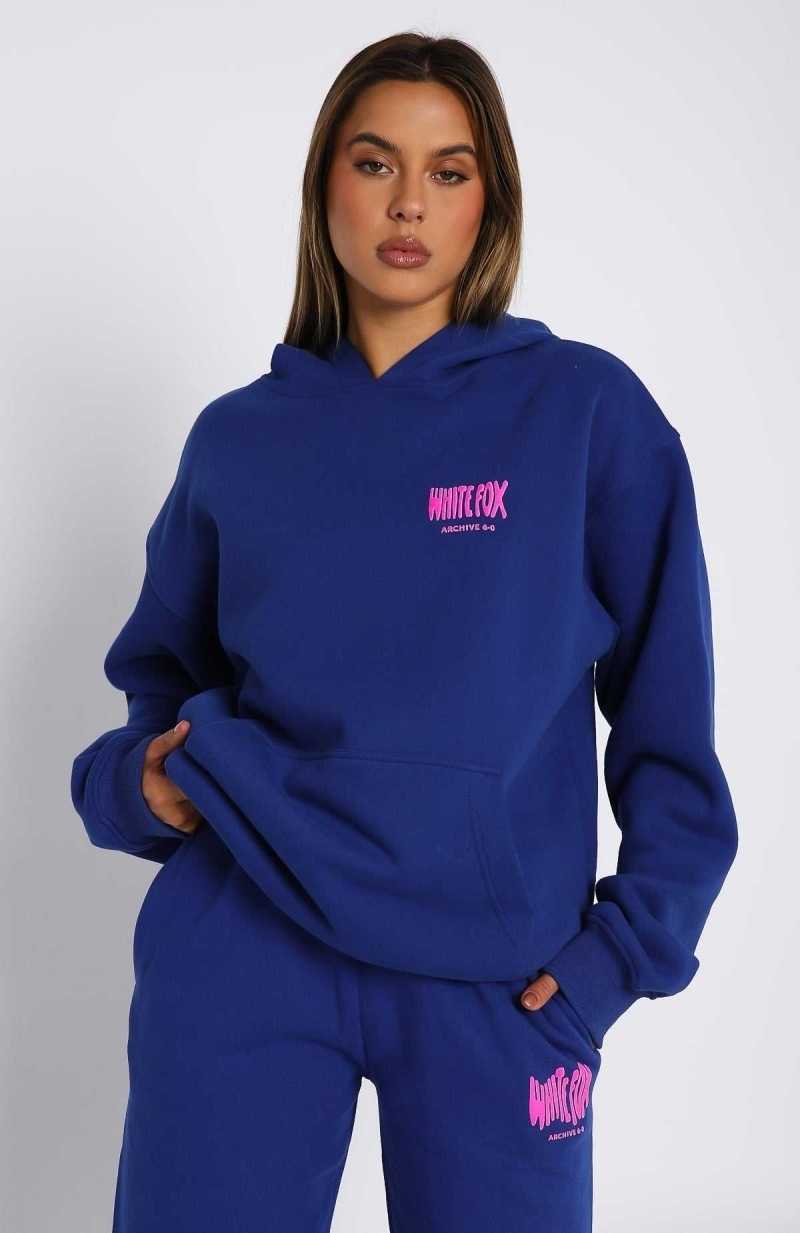 White Fox Archive 6.0 Oversized Hoodie Malibu | BOFEXC-179