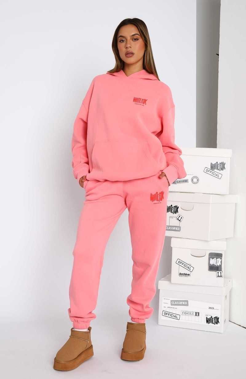 White Fox Archive 6.0 Oversized Hoodie Melon | VMZRYH-315