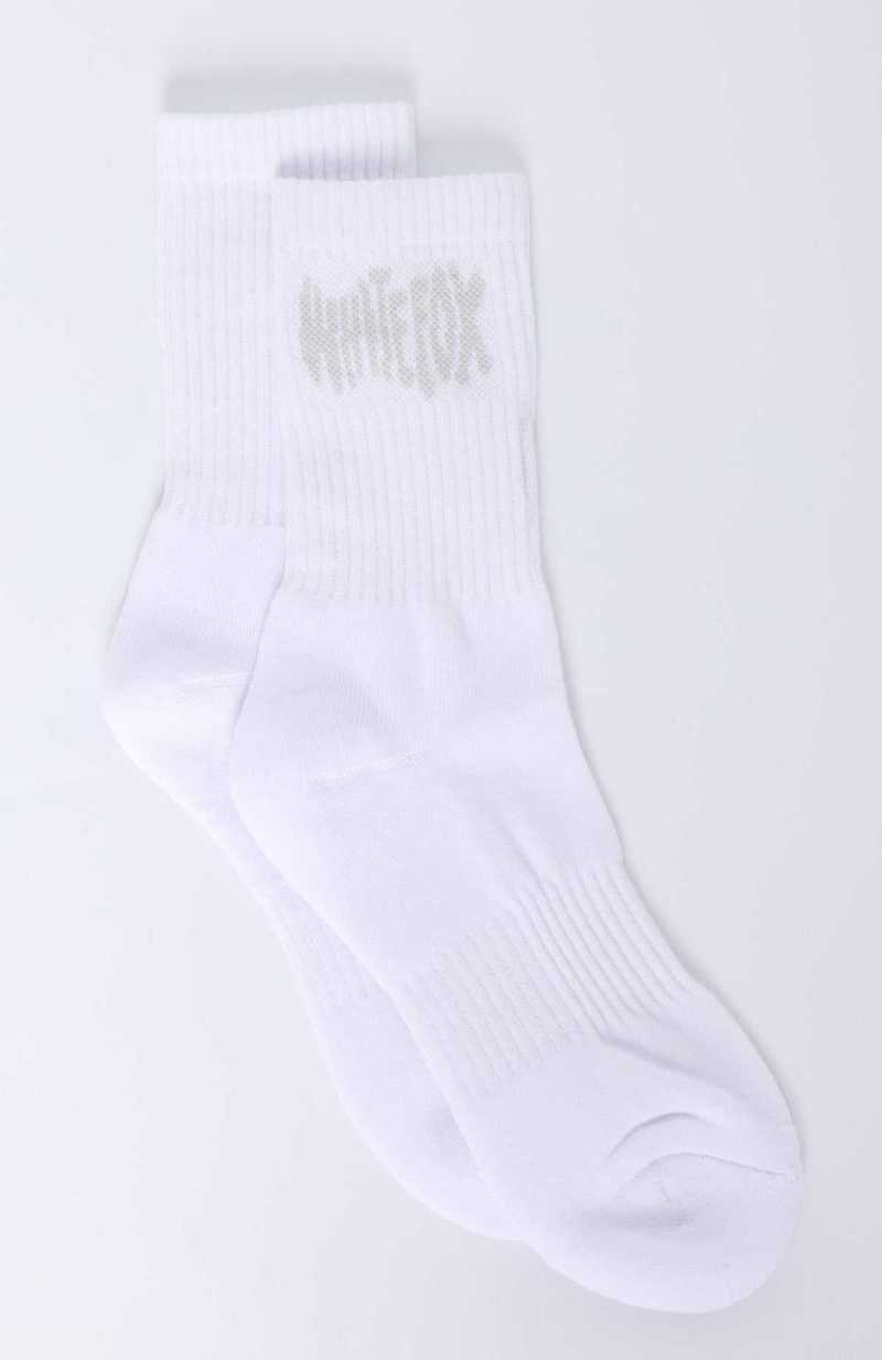 White Fox Archive 6.0 Socks White/Moon | MANHJW-670