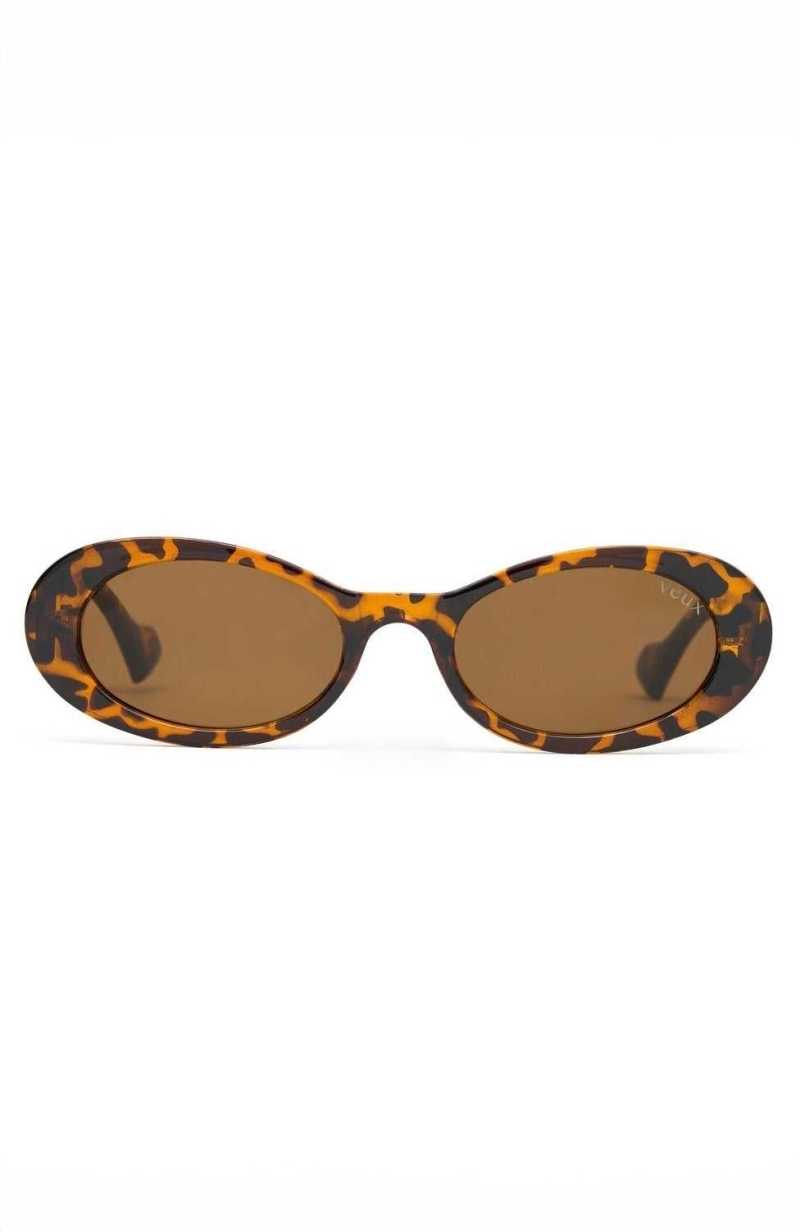 White Fox Arlo Sunglasses Tortoise | KEYTDI-409