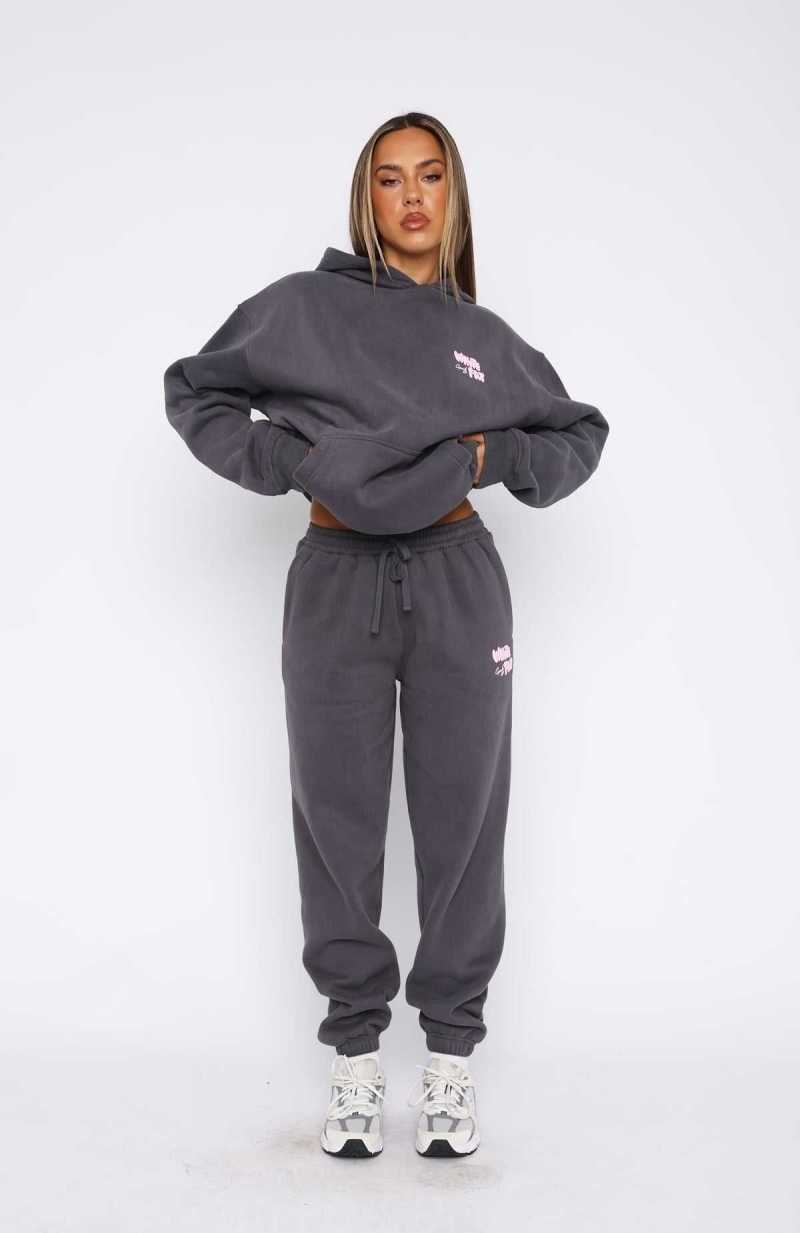 White Fox Capsule 9 Star Of The Moment Sweatpants Volcanic | JGZBPX-054