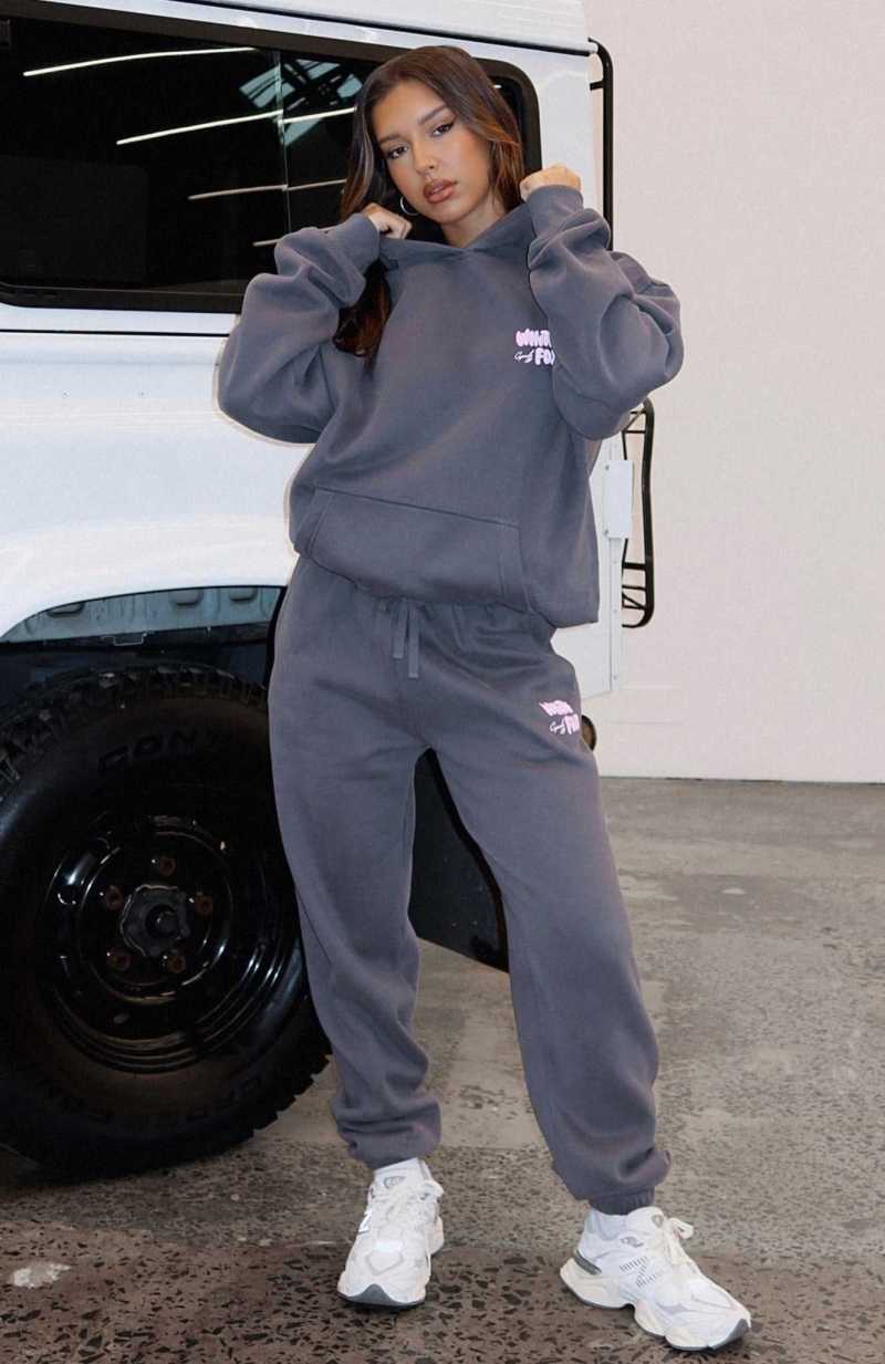 White Fox Capsule 9 Star Of The Moment Sweatpants Volcanic | JGZBPX-054