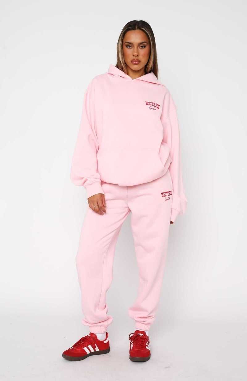 White Fox Capsule 9 Western Classic Sweatpants Posy | QFMVAW-041