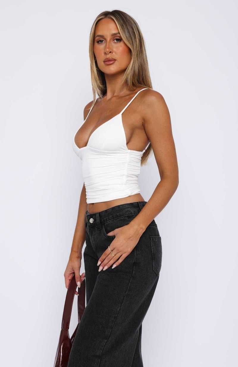 White Fox Cry For You Top Off White | PZVLEF-207