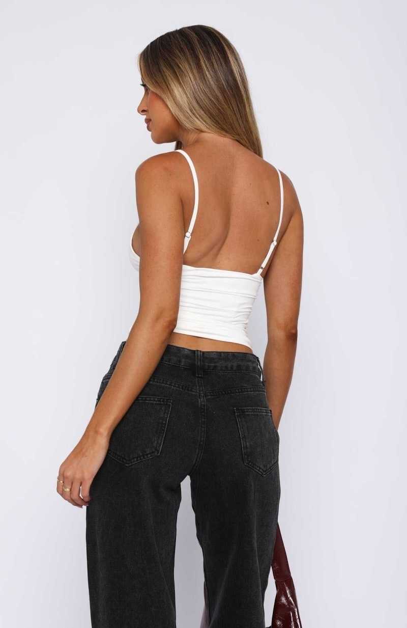 White Fox Cry For You Top Off White | PZVLEF-207