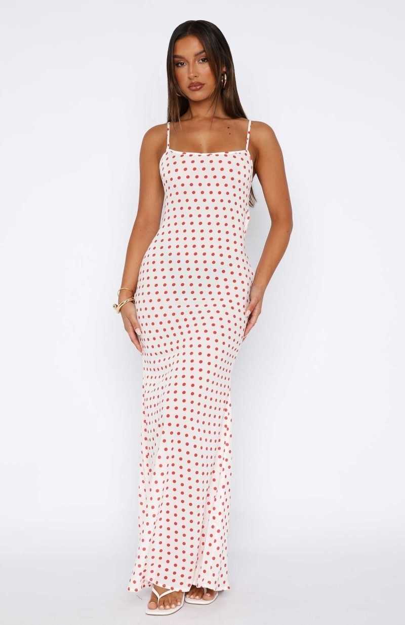 White Fox Do No Wrong Maxi Dress White | PWYTXG-029