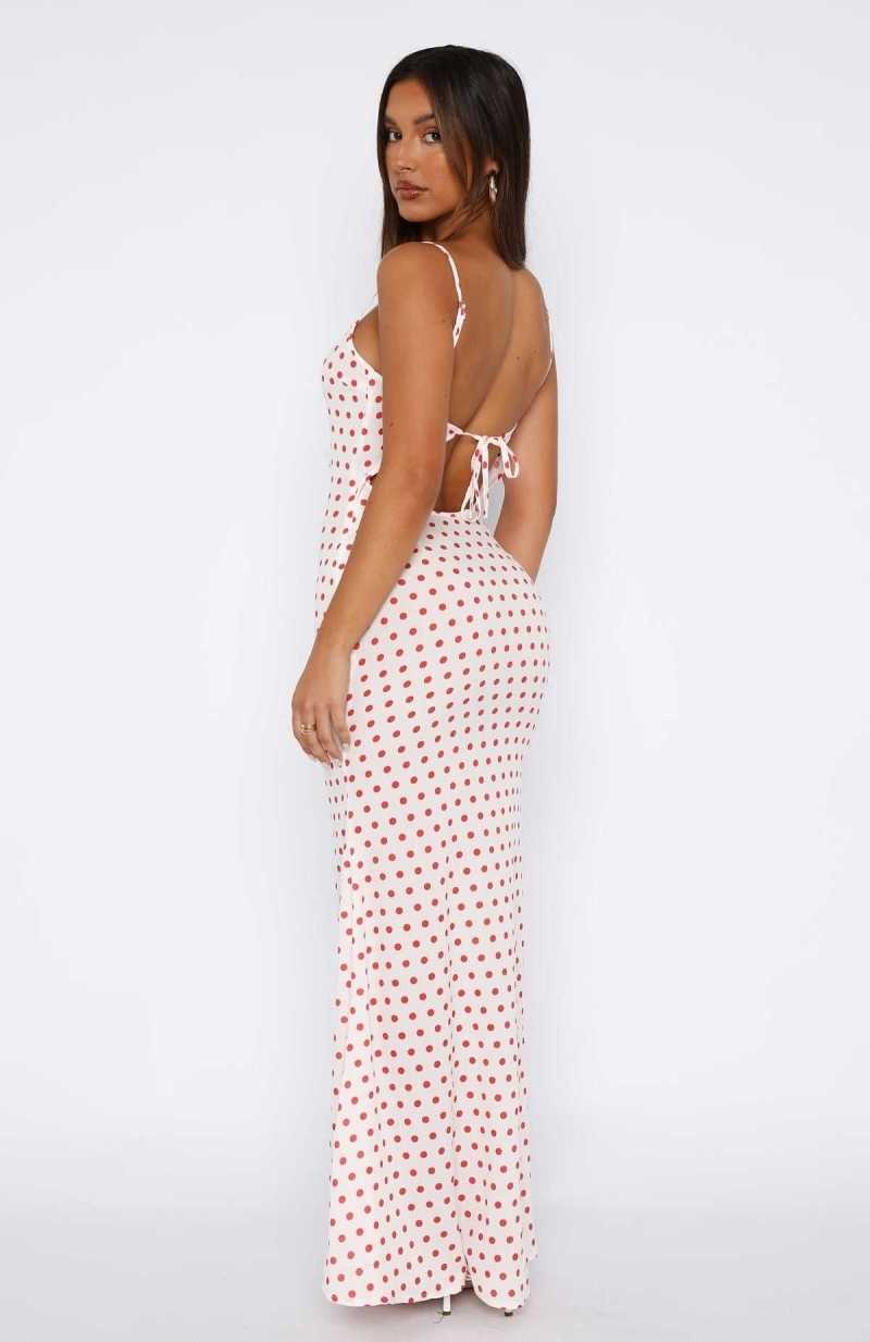 White Fox Do No Wrong Maxi Dress White | PWYTXG-029