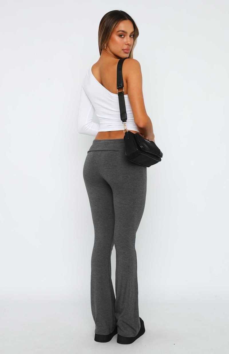White Fox Don't You Worry Pants Ash | CGPUYQ-475
