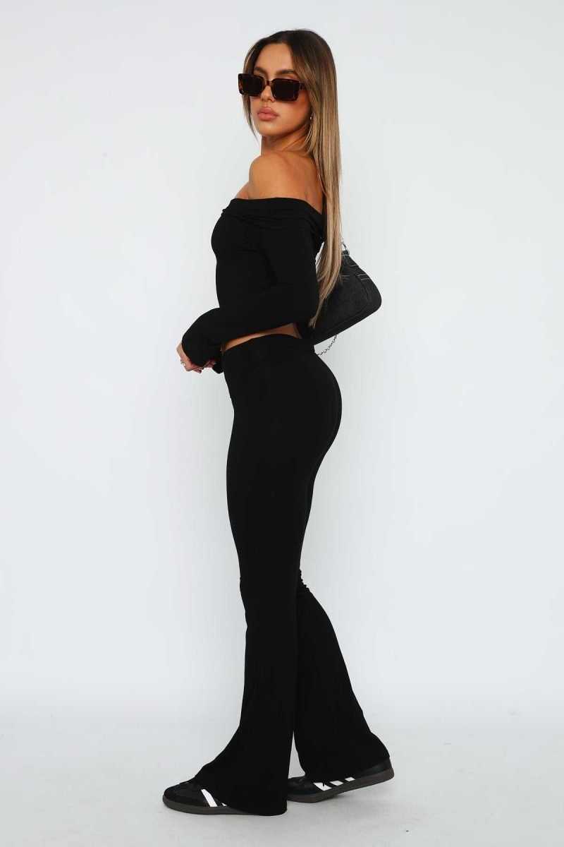 White Fox Don't You Worry Pants Black | THYILS-617