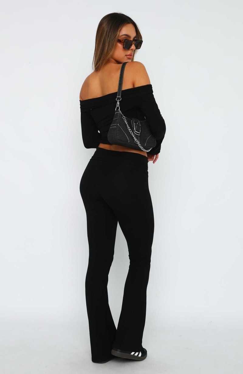 White Fox Don't You Worry Pants Black | THYILS-617