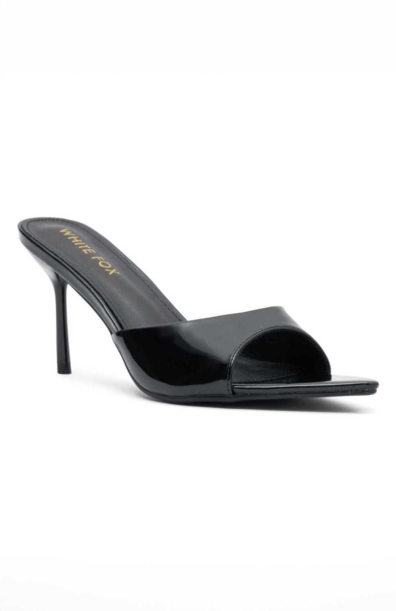 White Fox Drive Them Wild Heels Black | TIDCGQ-729