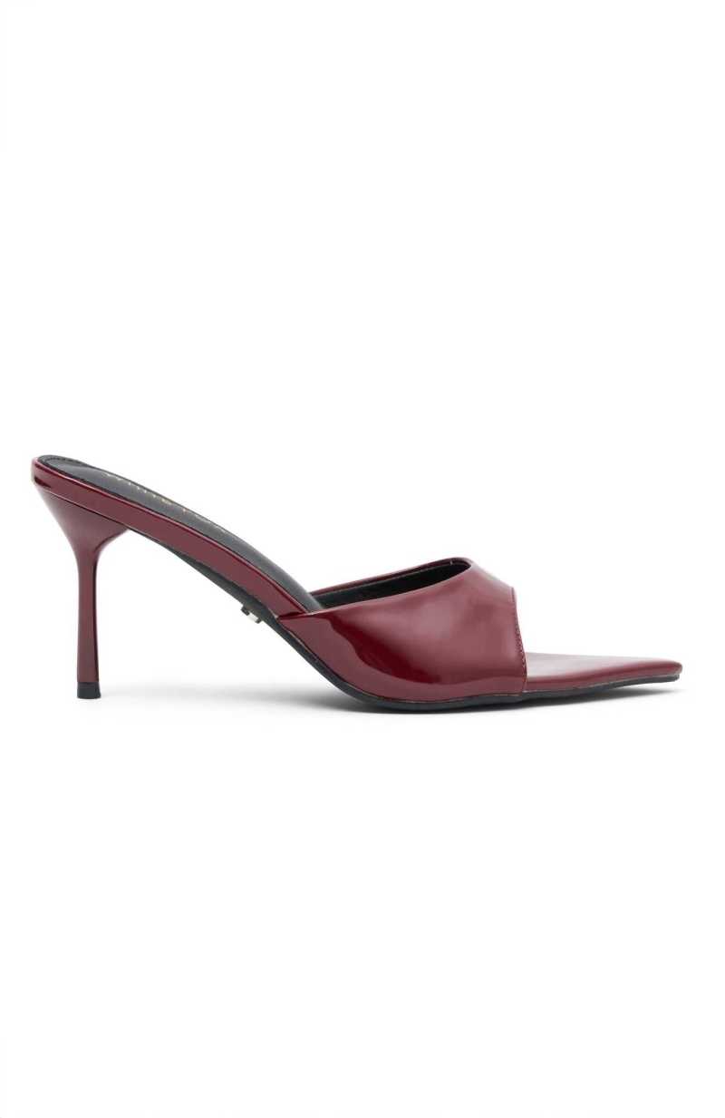 White Fox Drive Them Wild Heels Cherry Cola | CQKBEP-978