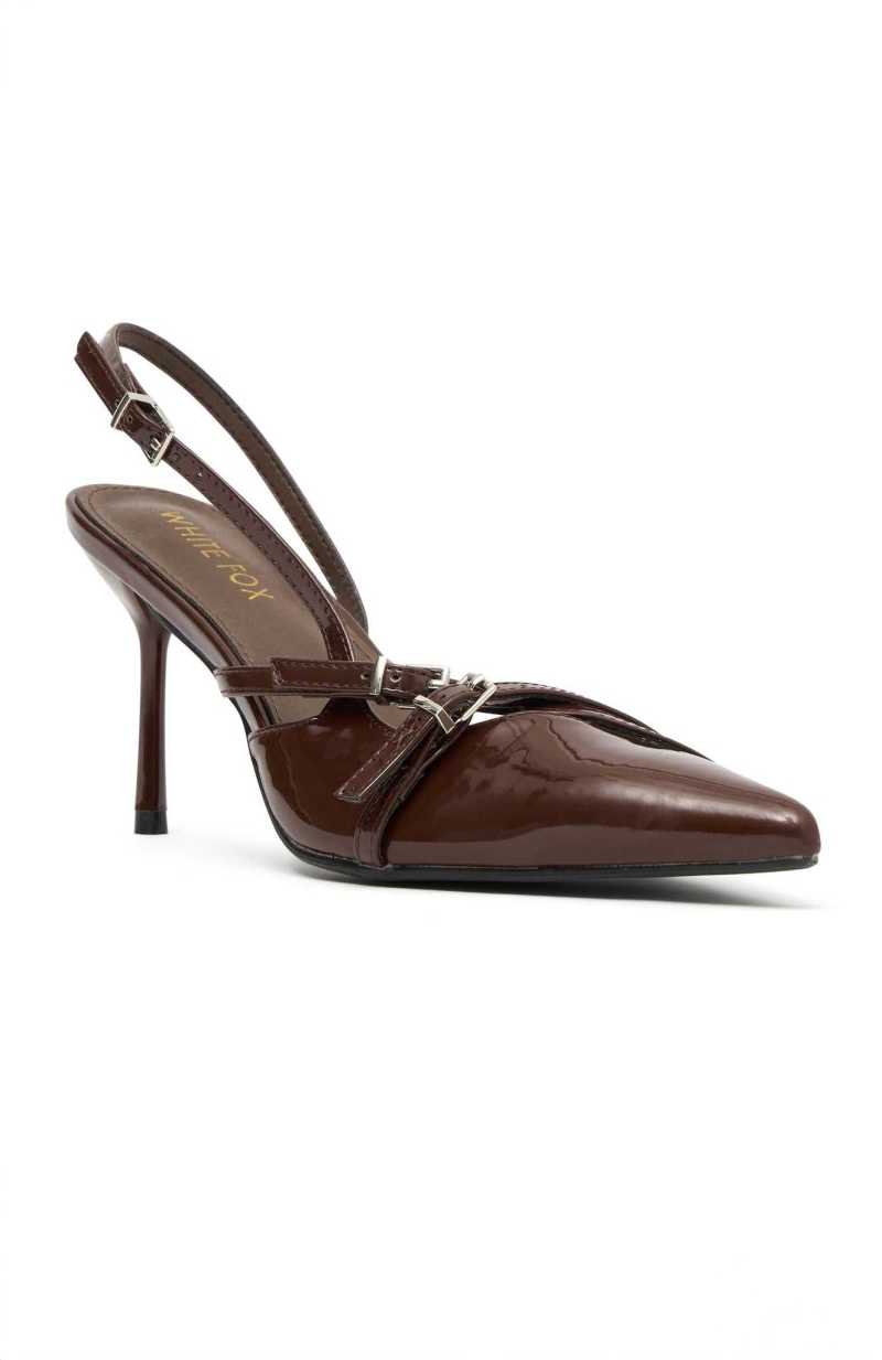 White Fox End Game Heels Chocolate | BCRIGT-123