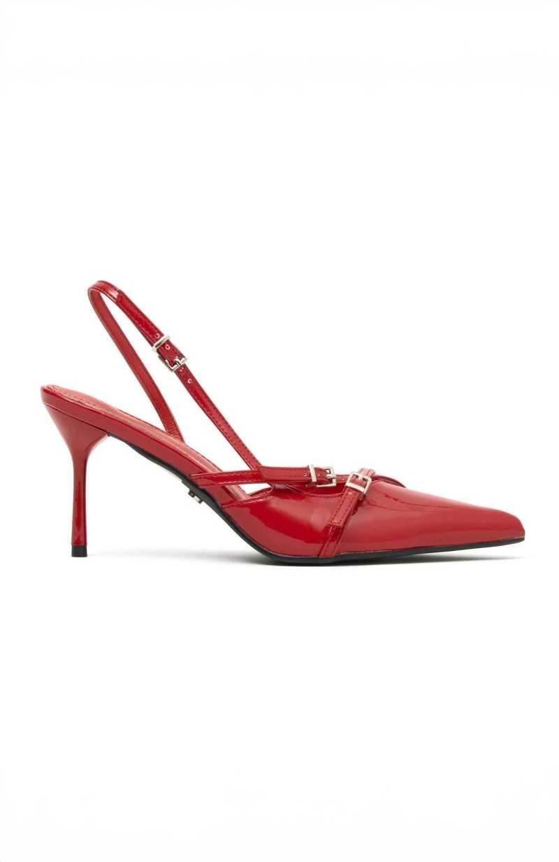 White Fox End Game Heels Red | SGQLWI-461