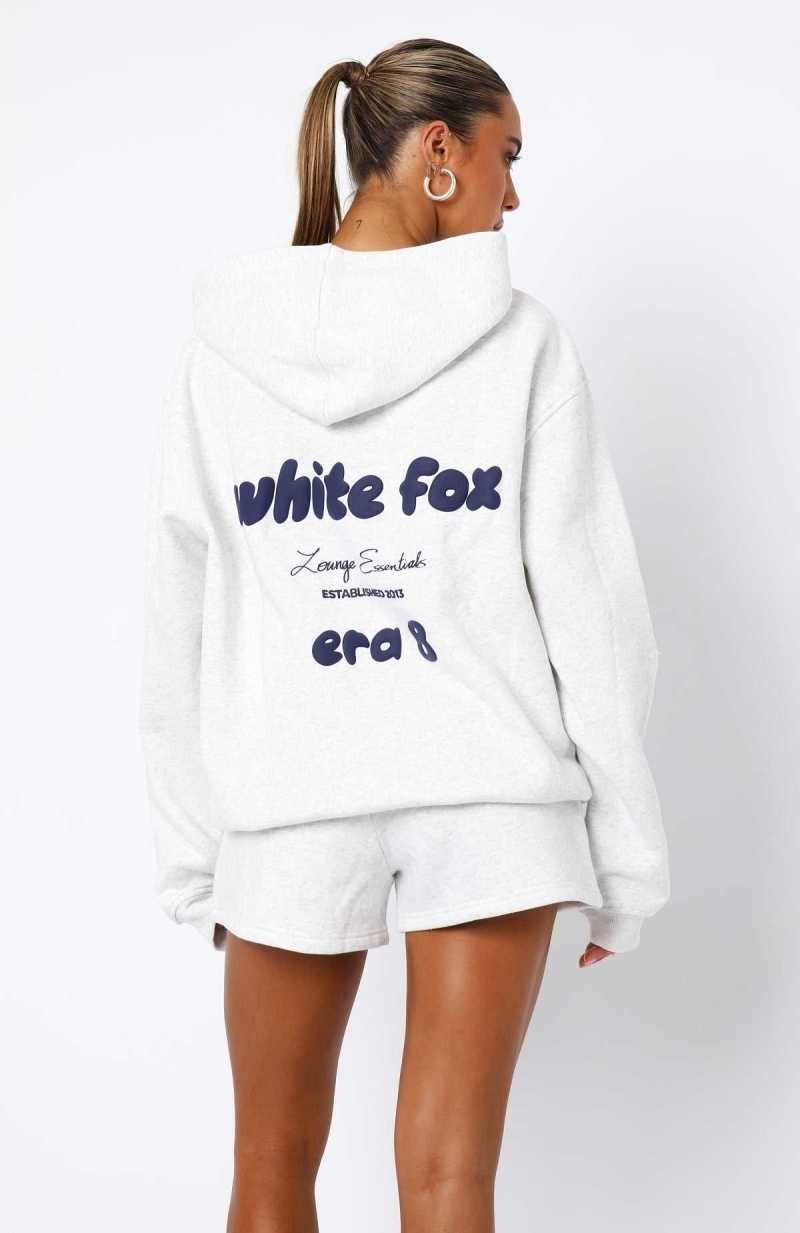 White Fox Era 8 Oversized Hoodie Galaxy | ZDIVQR-170