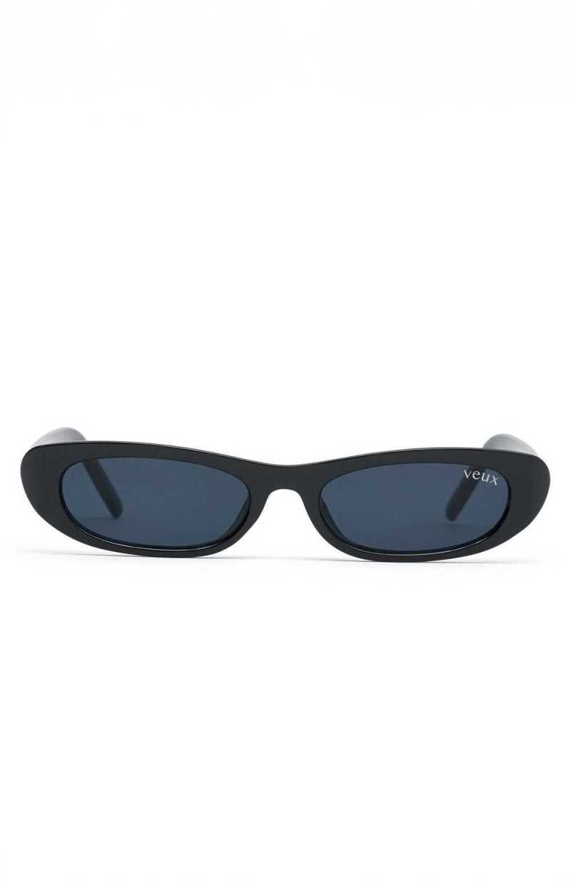 White Fox Georgina Sunglasses Black | RBTJXM-928