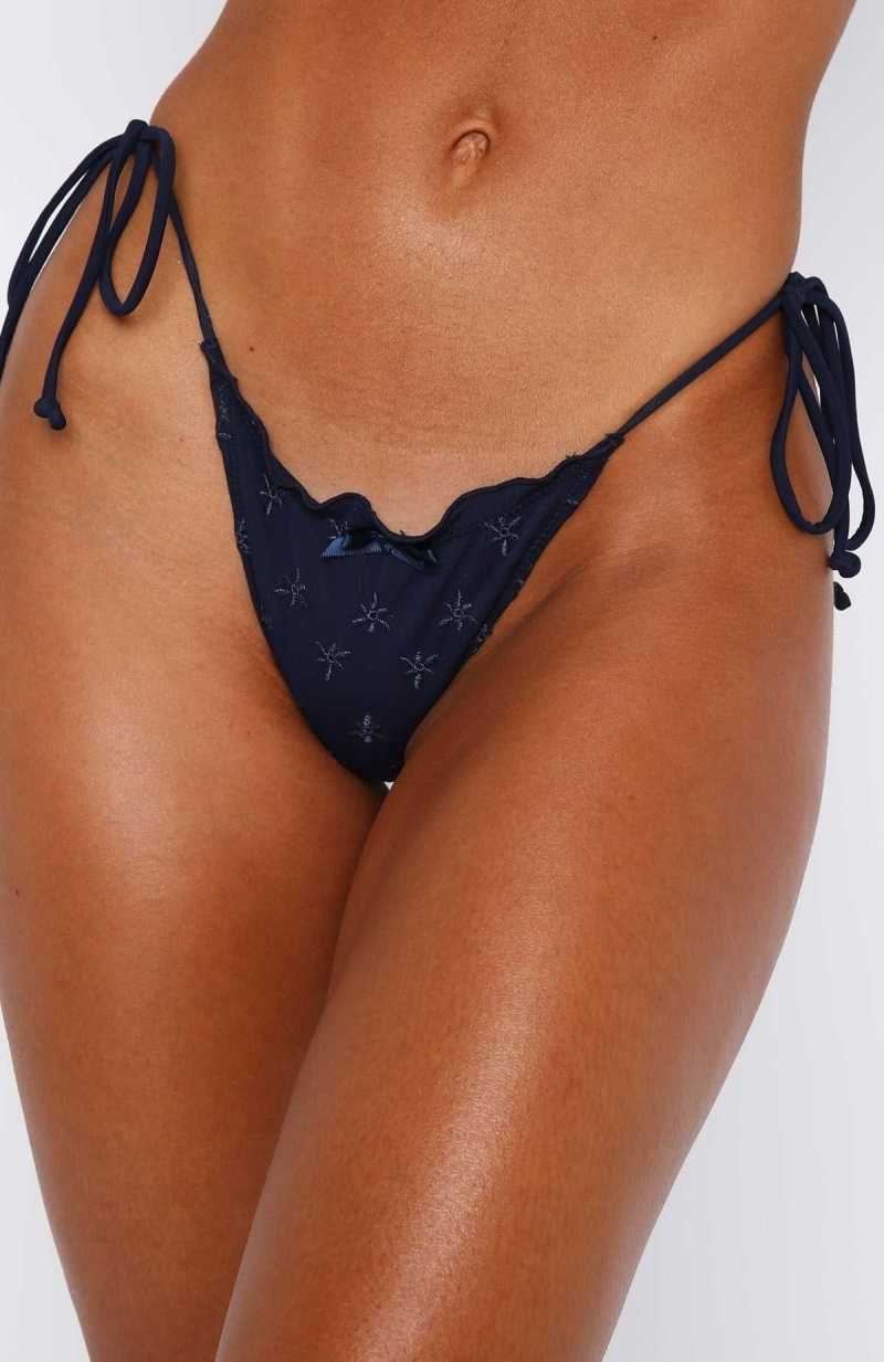 White Fox Golden Skies Bottoms Navy | GZETJR-270