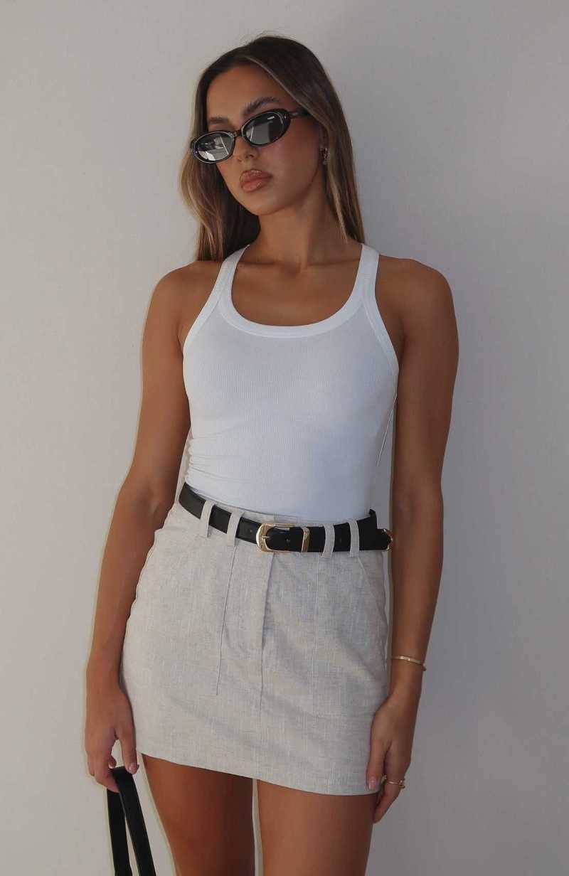 White Fox Got You Hooked Belt Black/Gold | TLPNQC-014