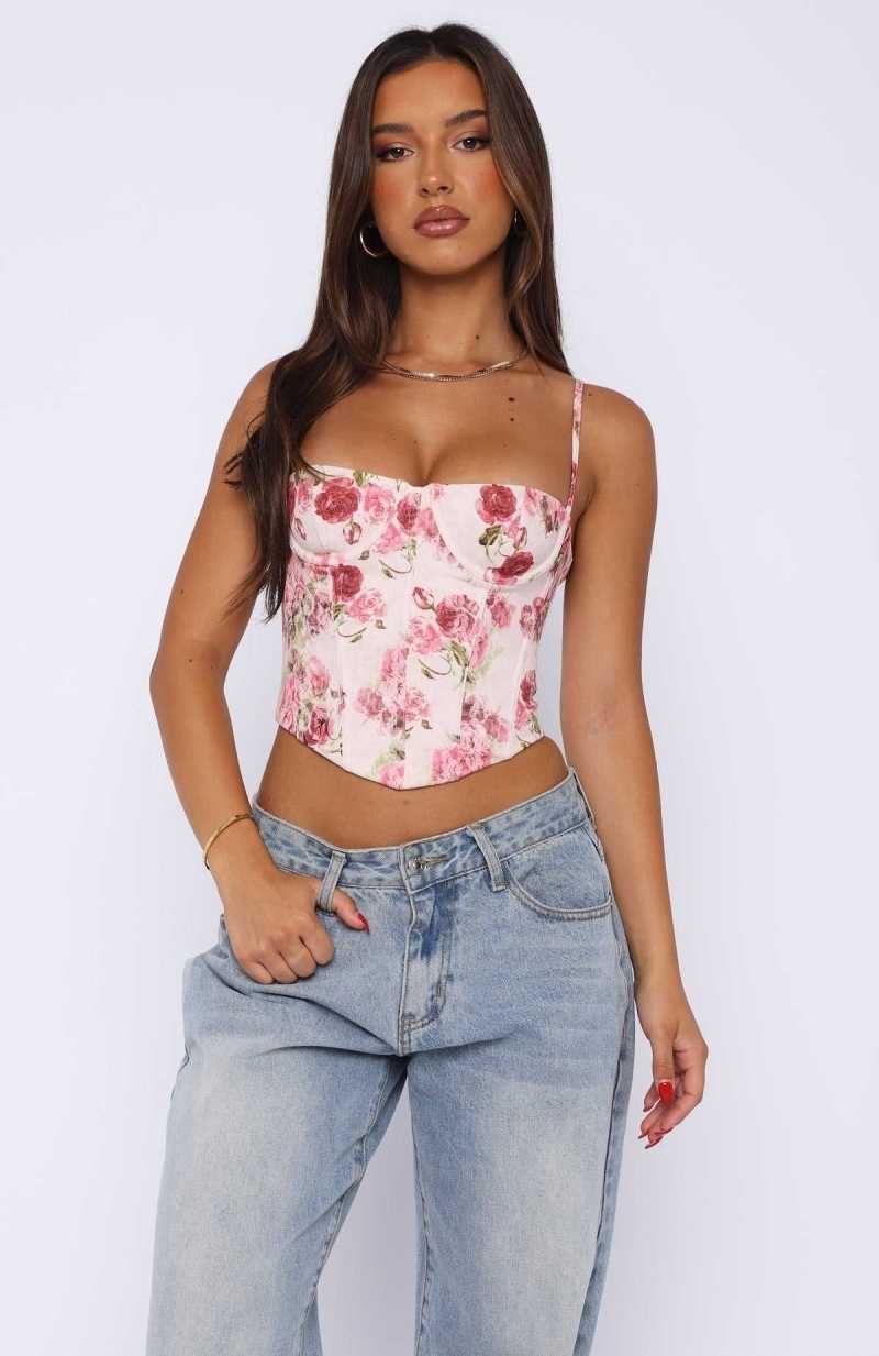 White Fox In The Morning Bustier Dusty Rose | HPOLQC-147