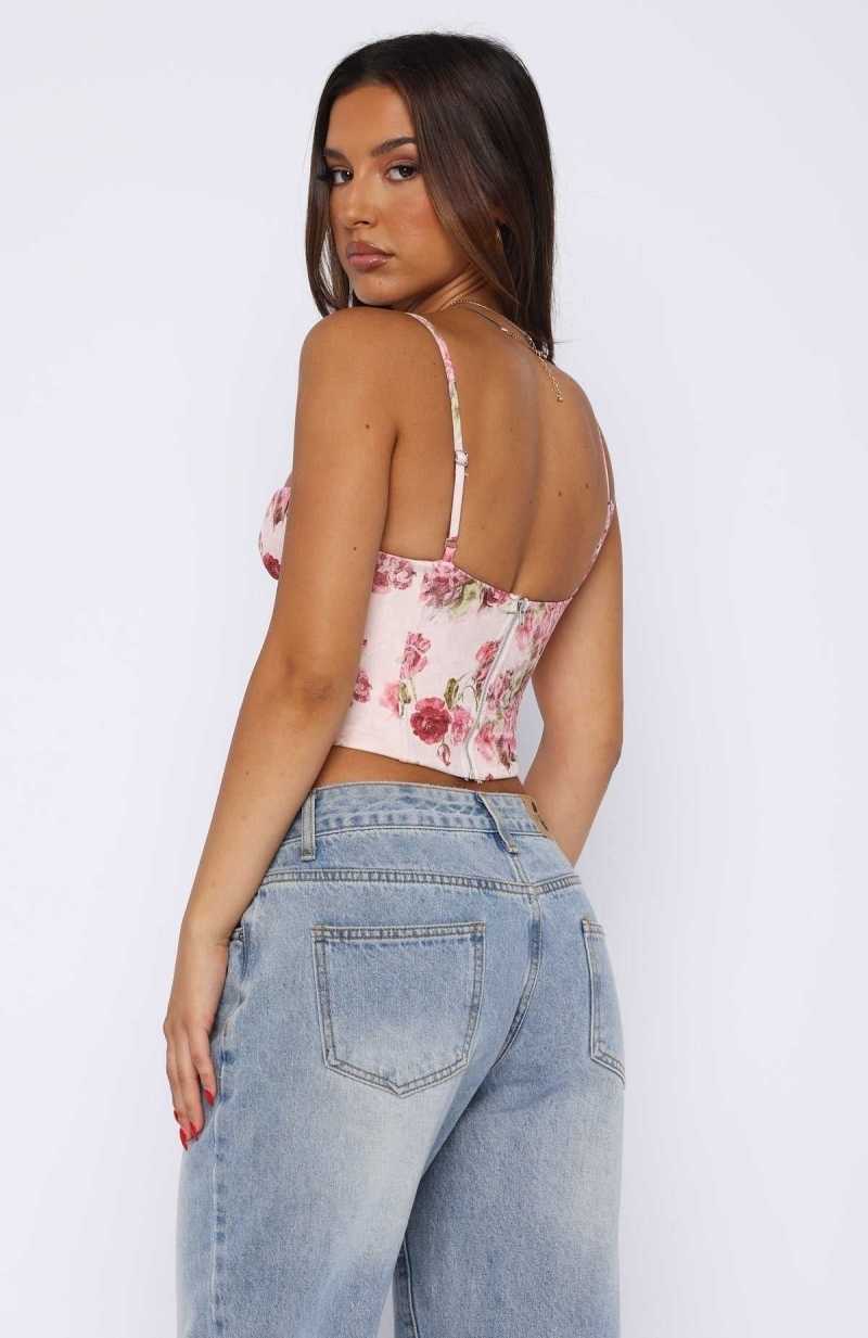 White Fox In The Morning Bustier Dusty Rose | HPOLQC-147