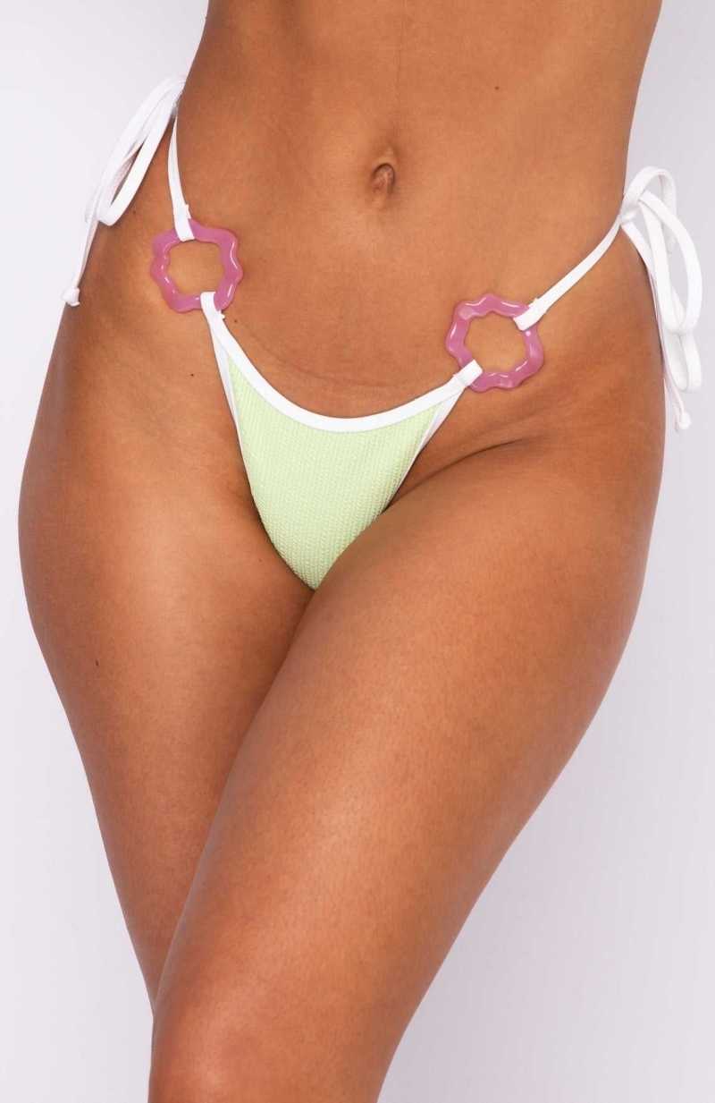 White Fox Island Getaway Bottoms Matcha | TVGDEK-793