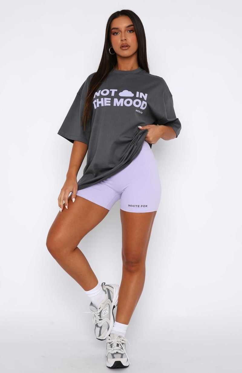 White Fox Just To Be Popular Bike Shorts Lilac | ONHLXQ-815