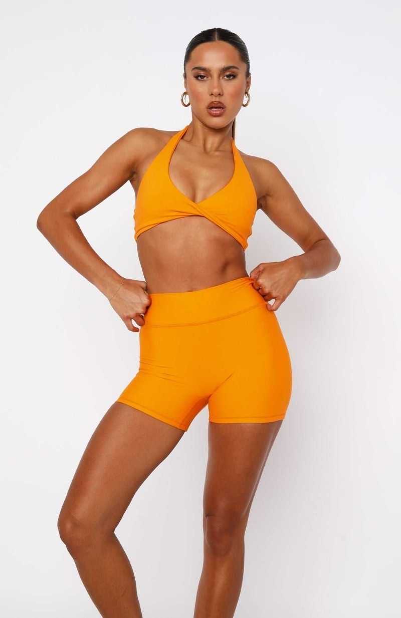 White Fox Keep Up High Waisted Shorts 4