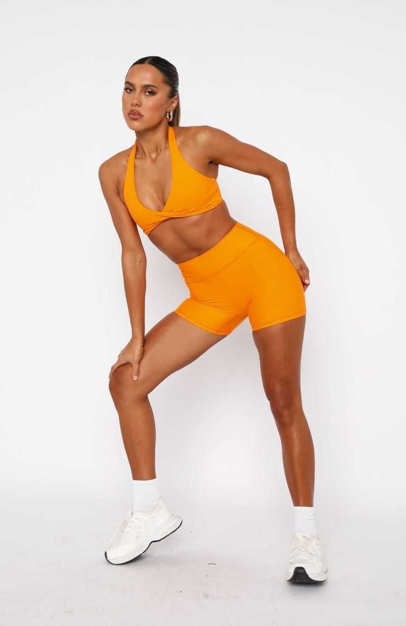 White Fox Keep Up High Waisted Shorts 4