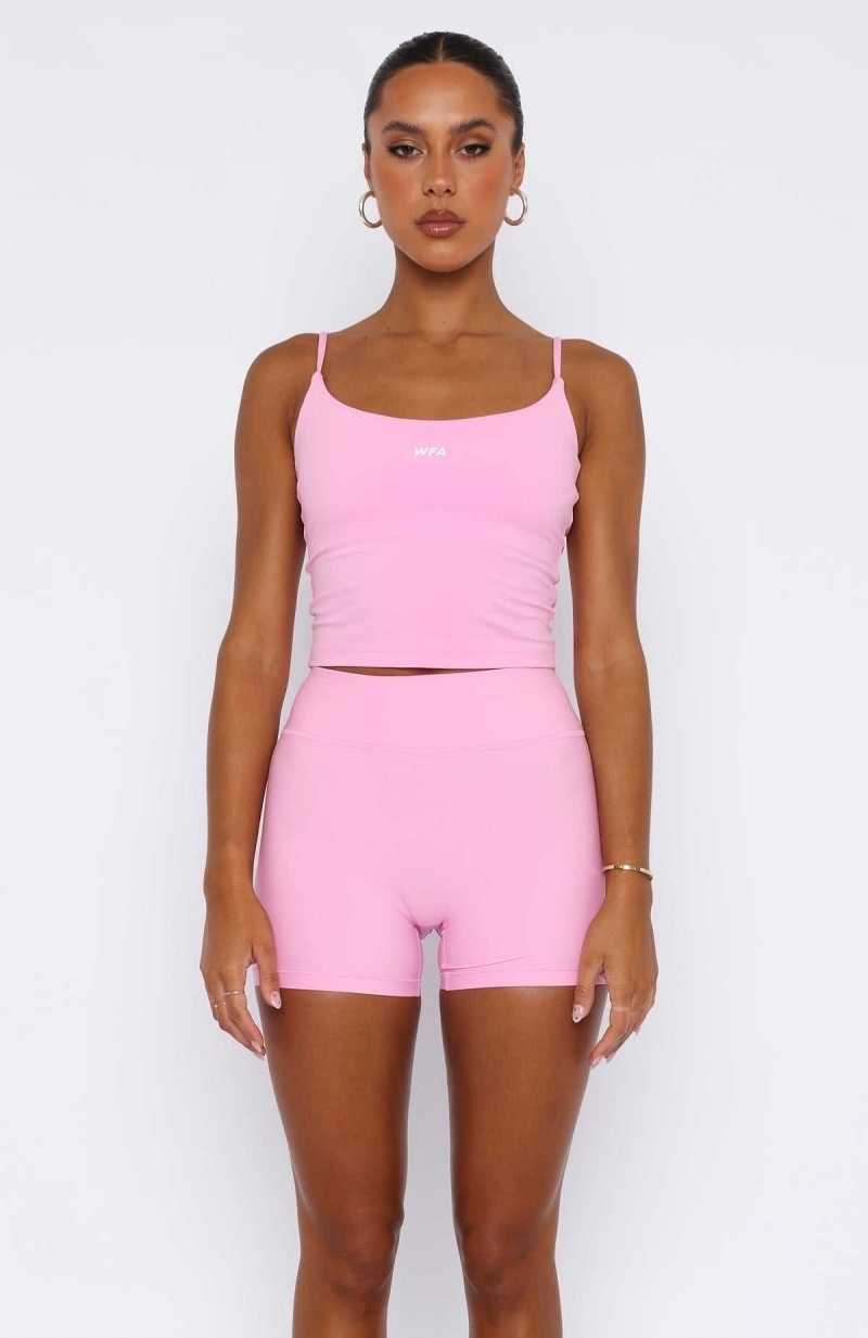 White Fox Keep Up High Waisted Shorts 4