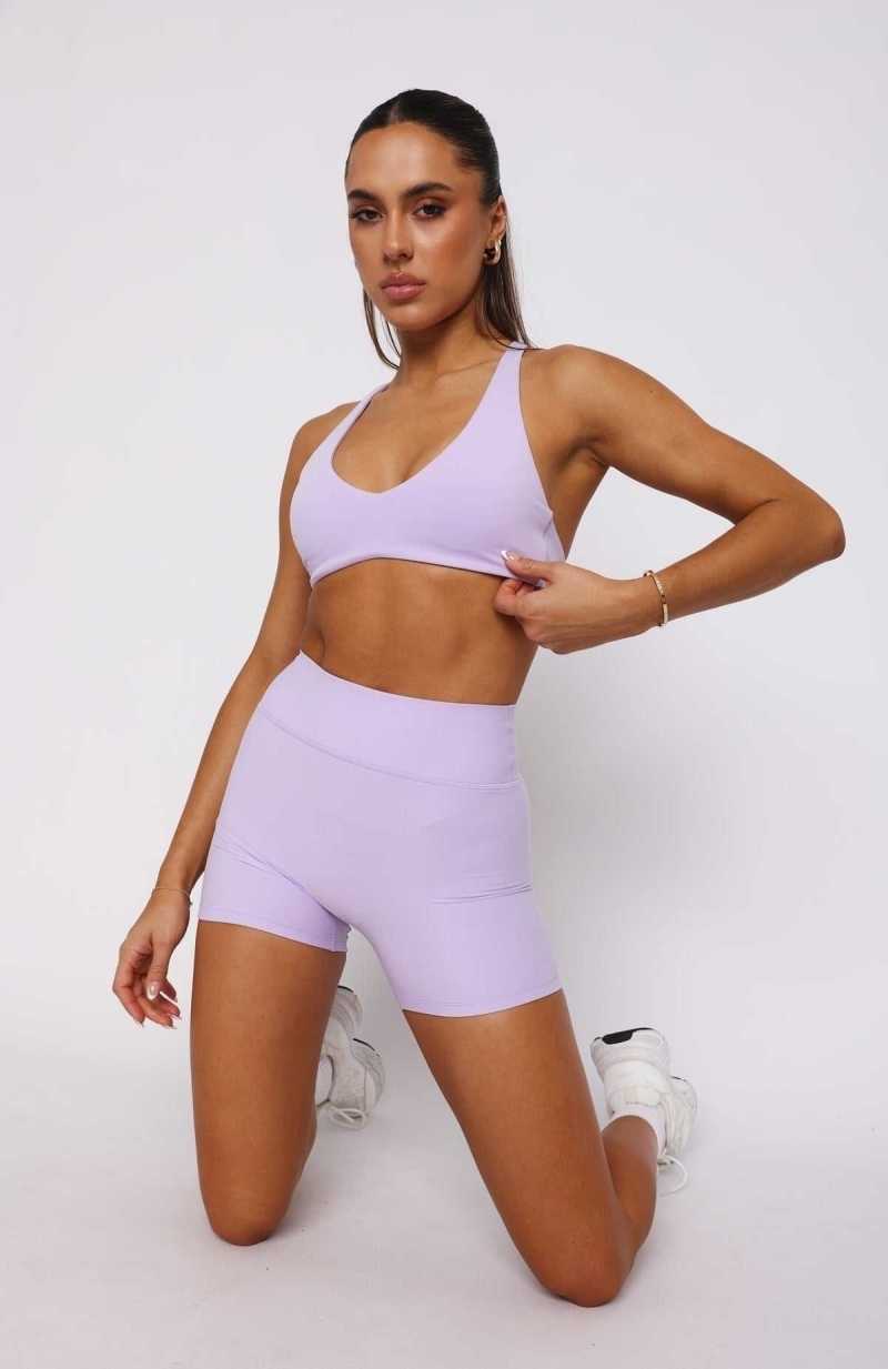 White Fox Keep Up High Waisted Shorts 4