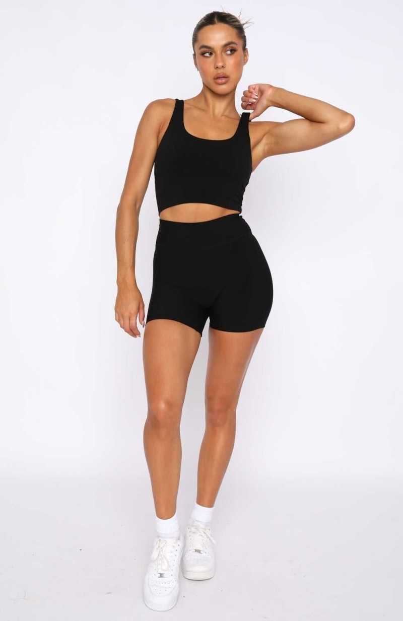White Fox Keep Up High Waisted Shorts 4