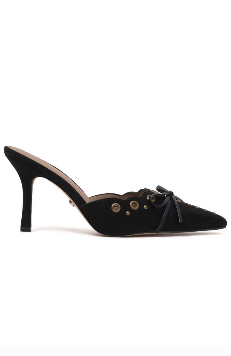 White Fox Leina Heels Black | QOGVDB-876