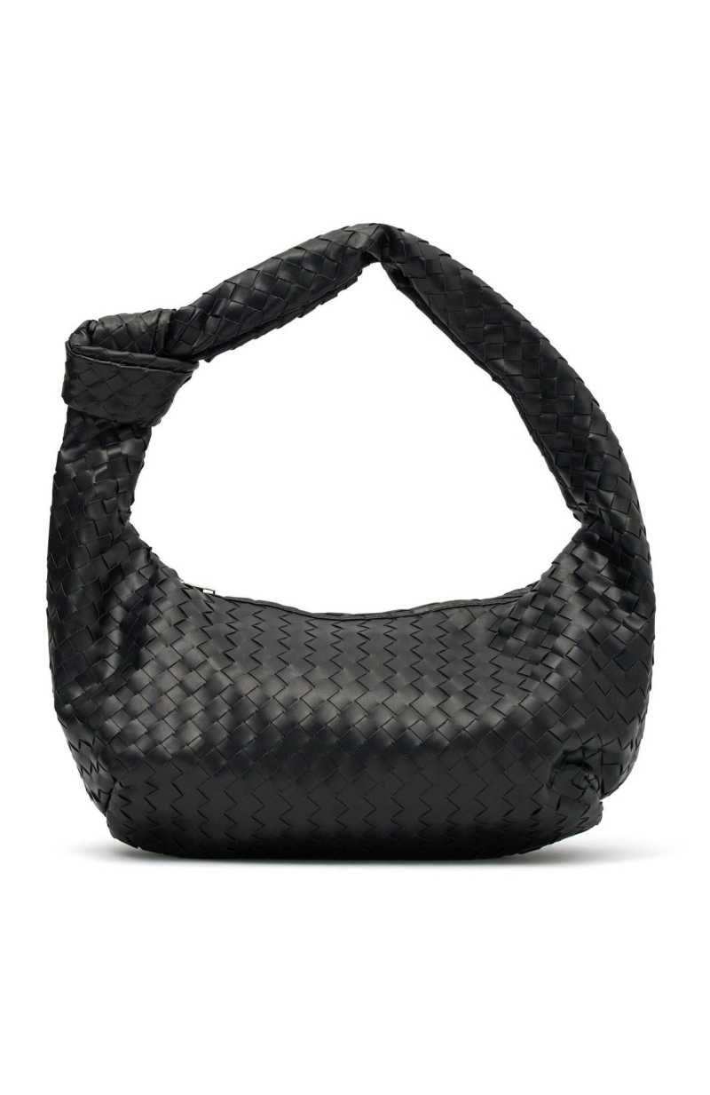 White Fox Lexi Shoulder Bag Black | COSTEM-134