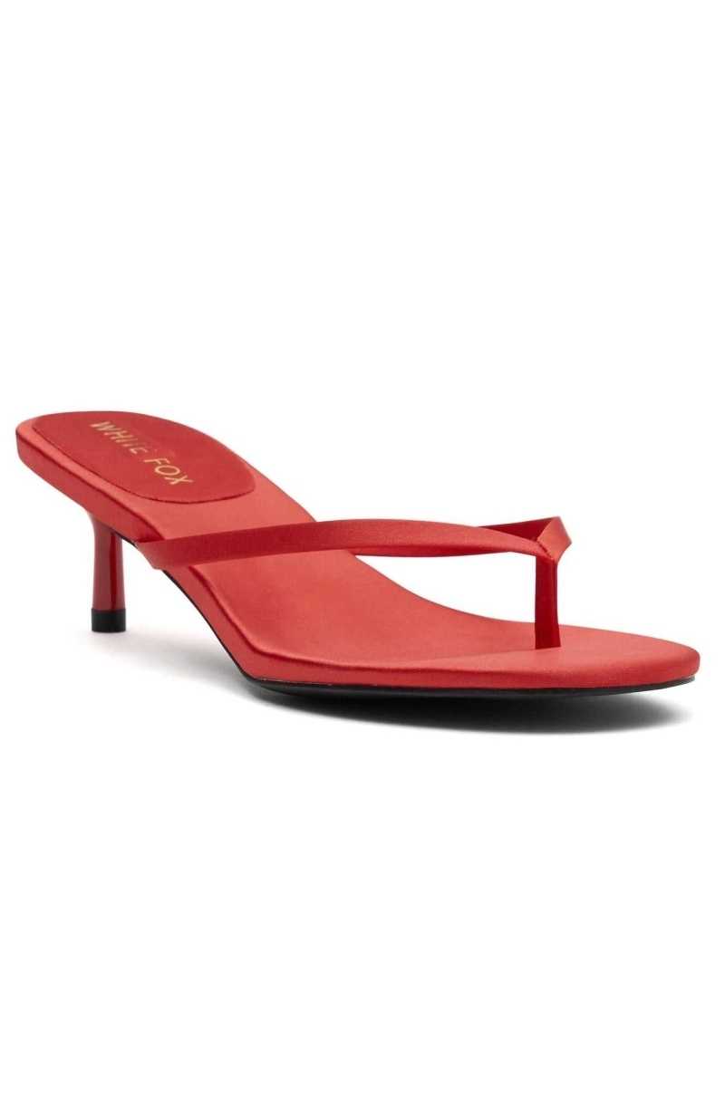 White Fox Main Character Moment Heels Red | IBPYSN-452
