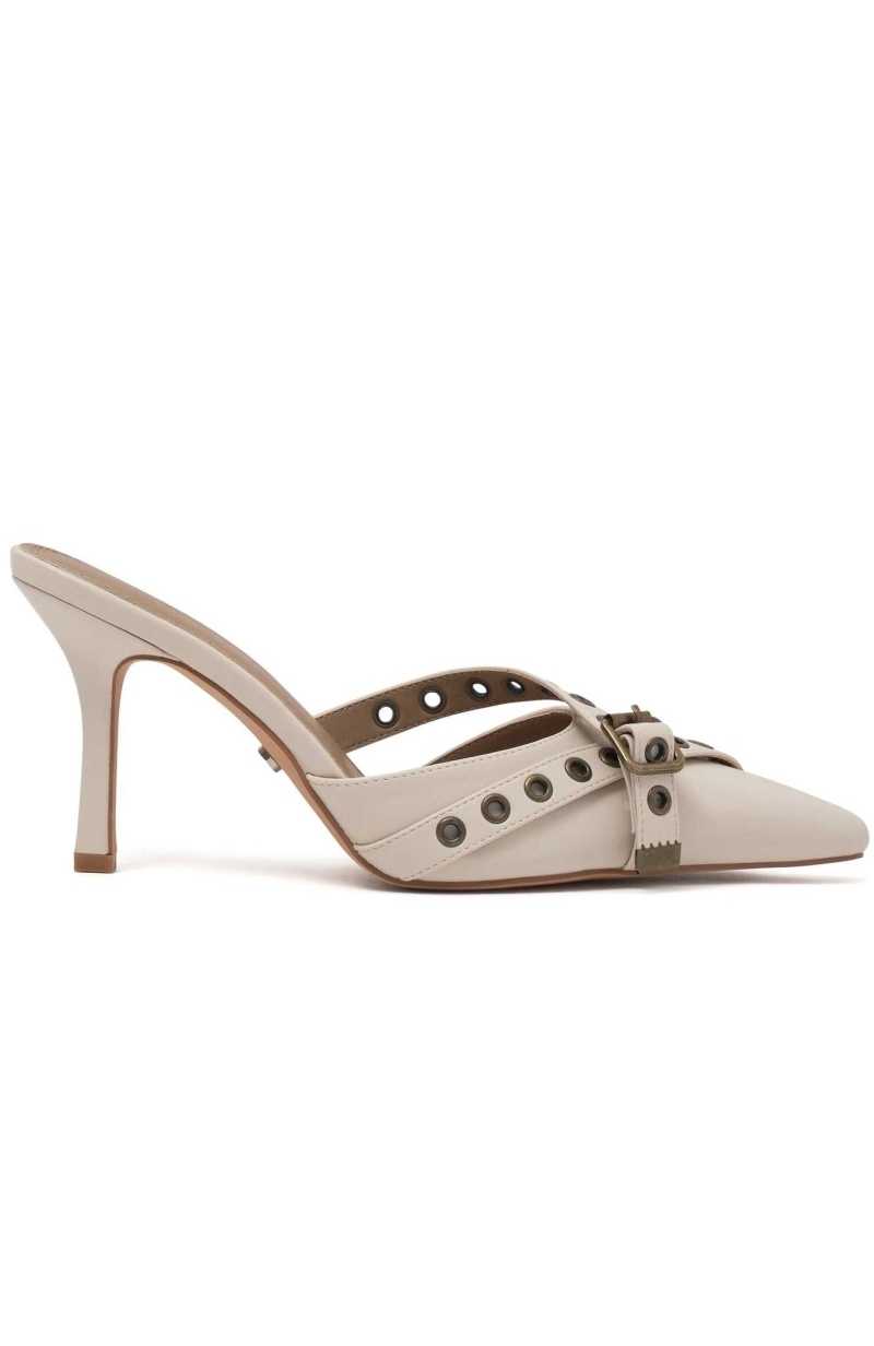 White Fox Maxine Heels Bone | JWGXTB-529