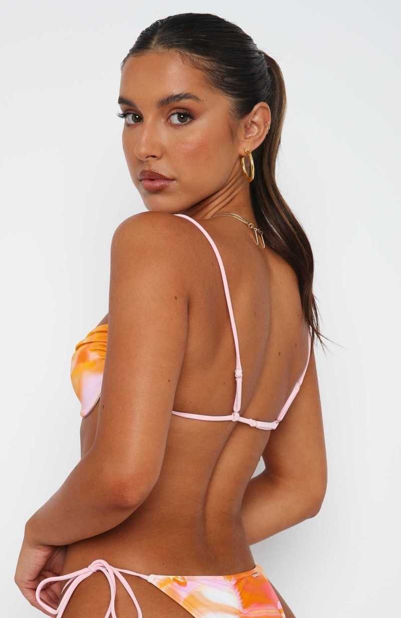 White Fox More Than A Dream Bikini Top Peach Orb | JFSLVM-014
