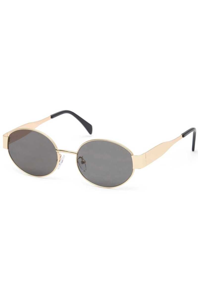 White Fox Oasis Sunglasses Gold/Black | ZURFIT-360