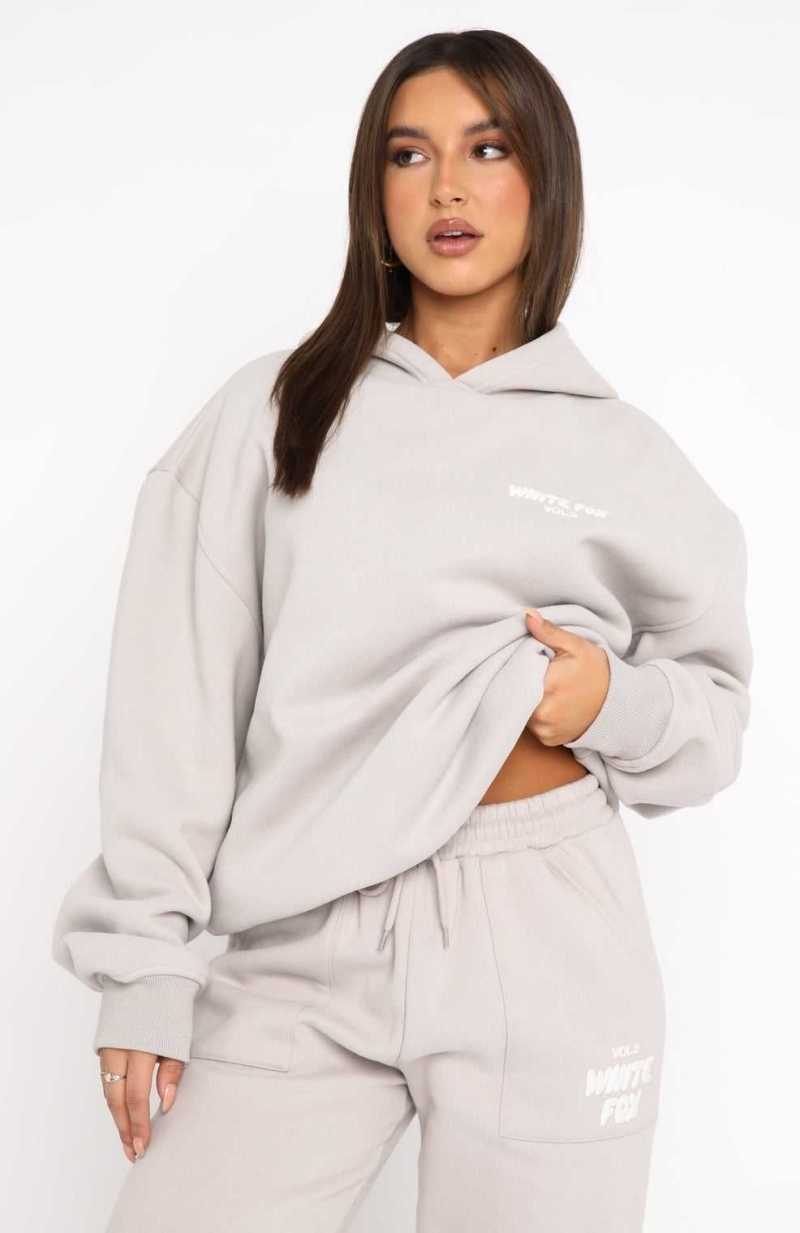 White Fox Offstage Hoodie Moon | WTOXYB-045