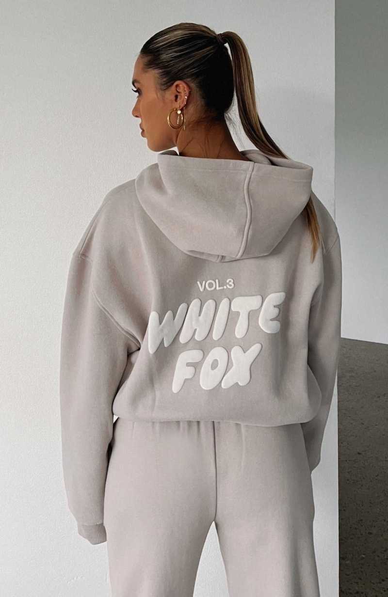 White Fox Offstage Hoodie Moon | WTOXYB-045